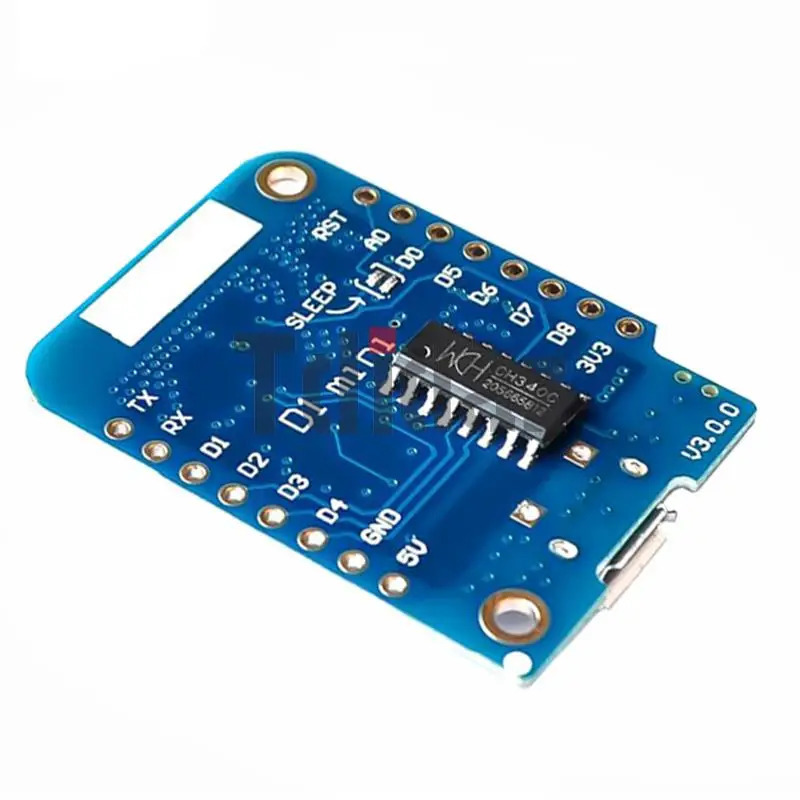 Arduino Nodemcu V2 MicroPython uchun ESP8266 CH340 CH340G 4MB asosidagi Wemos D1 Mini V3.0.0 WIFI ishlab chiqish platasi