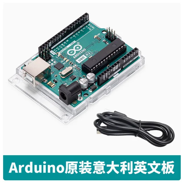 Популярный оригинальный стартовый набор Arduino UNO R3/R4 Minima/WiFi для Интернета вещей с учебными пособиями по программированию