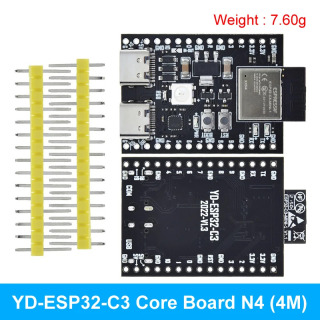 ESP32 / ESP32-C3 WiFi + Bluetooth 5,0 Интернет вещей Dual Type-C макетная плата, основная плата для Arduino Хаки