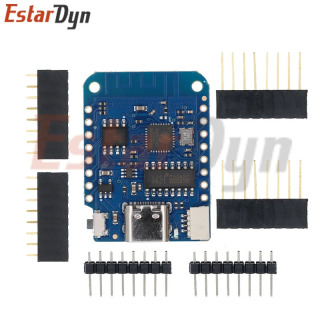Плата WEMOS D1 Mini V4.0.0 TYPE-C USB WIFI для Интернета вещей на базе ESP8266 4MB, совместимая с MicroPython Nodemcu