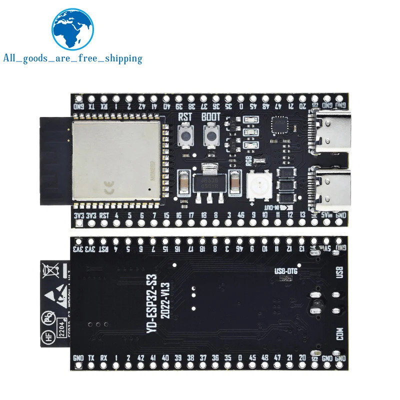 ESP32 WiFi + Bluetooth Интернет вещей двойная плата Type-C