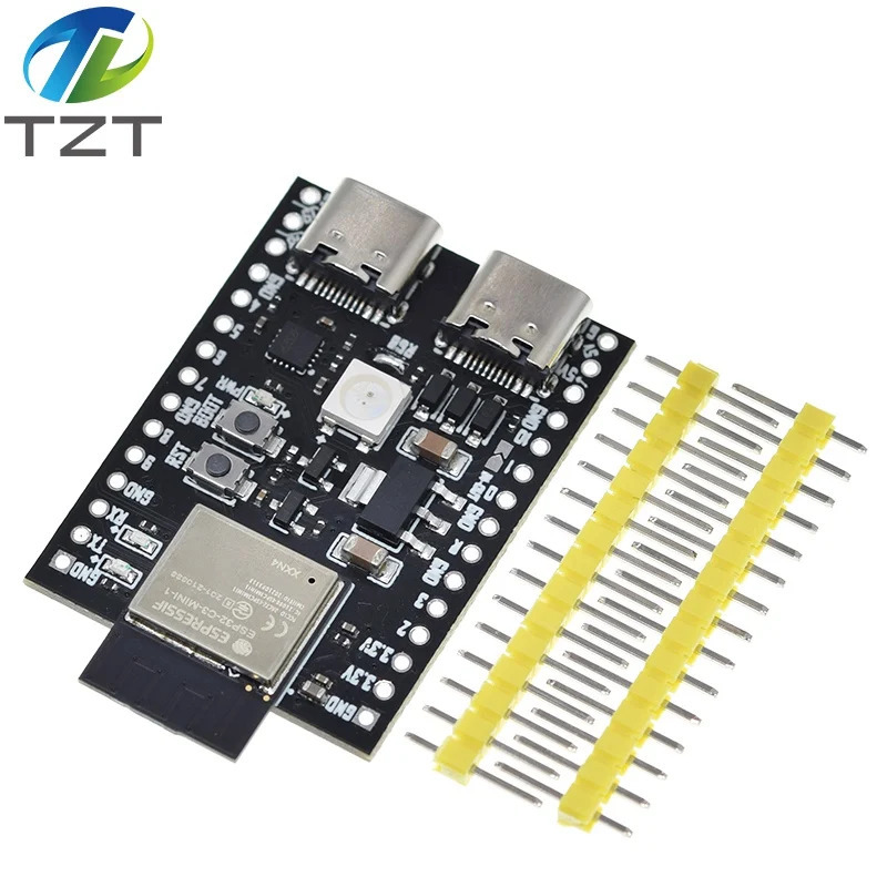 ESP32 / ESP32-C3 WiFi + Bluetooth 5,0 Интернет вещей, двойная плата разработки Type-C, основная плата ESP32-C3-DevKitM-1 для Arduino