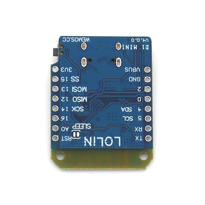 MGQH LOLIN D1 Mini V4.0.0 - WEMOS WIFI Плата Интернета вещей на базе ESP8266 4 МБ MicroPython Nodemcu Arduino, совместимая