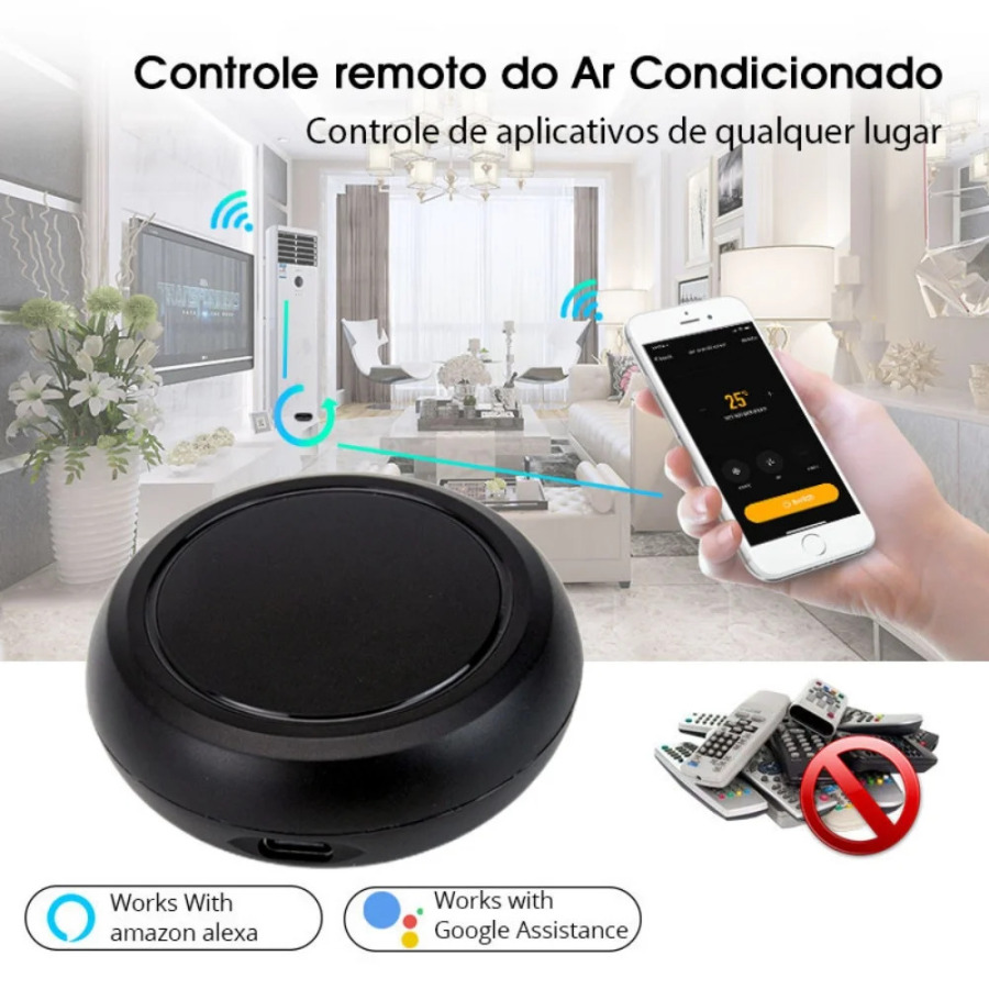 Smart Wi-Fi IR universal masofadan boshqarish pulti Tuya Smart Life ilovasi bilan maishiy televizorlar uchun infraqizil masofadan boshqarish pulti Alexa Google