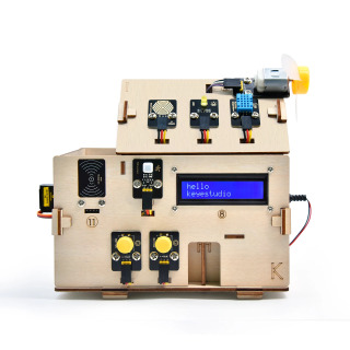   Полный стартовый набор Keyestudio для умного дома с поддержкой IoT для Arduino ESP32, образовательный набор STEM для программирования на MicroPython, электронный набор для самостоятельной сборки