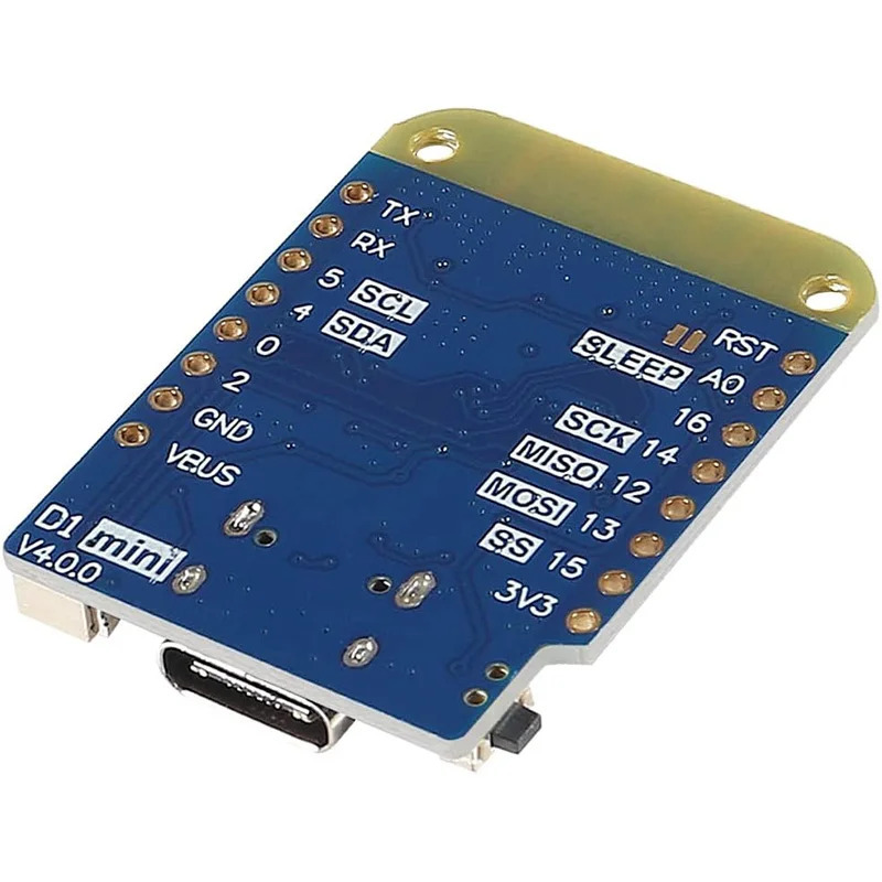 WEMOS D1 Mini V4.0.0 TYPE-C USB WIFI Плата Интернета вещей на базе ESP8266 4 МБ MicroPython Nodemcu Arduino Совместимость