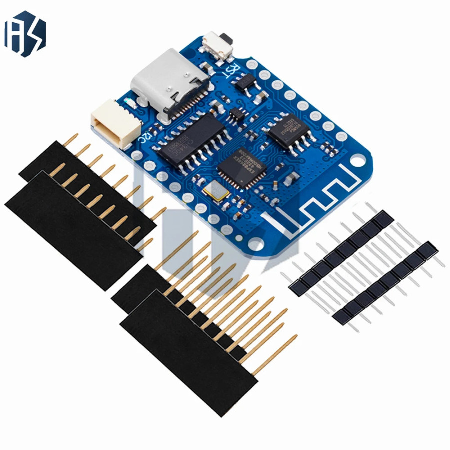 WEMOS D1 Mini V4.0.0 TYPE-C USB WIFI uchun ESP8266 4MB MicroPython Nodemcu asosidagi Internet-narsalar taxtasi Arduino uchun mos keladi