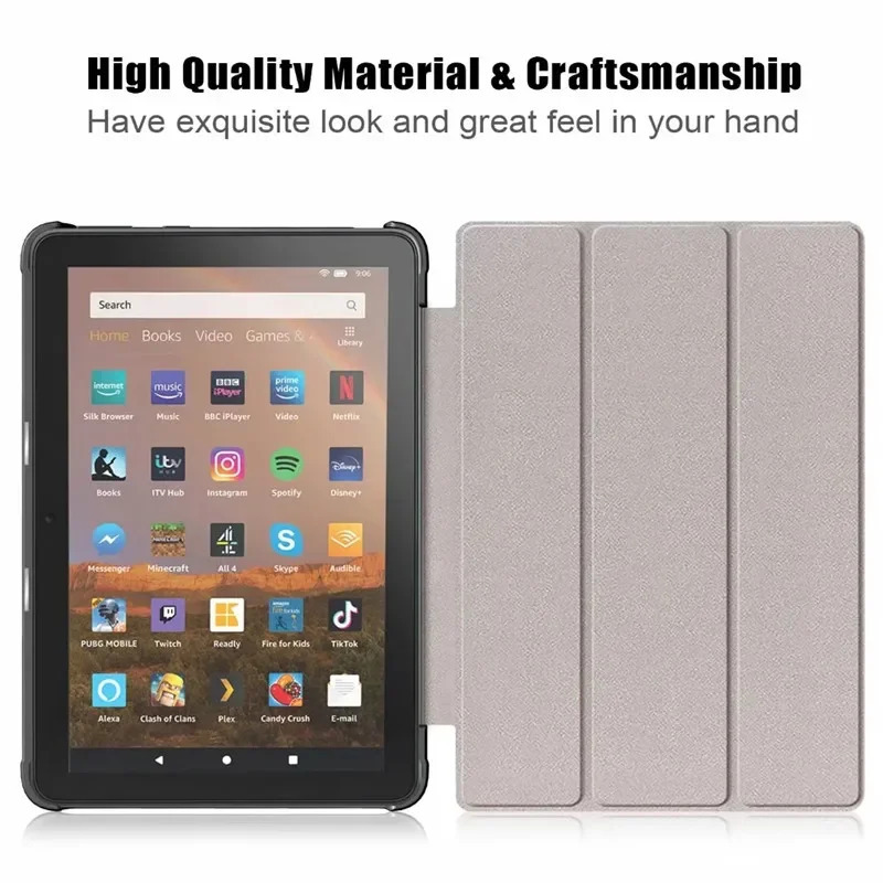 Чехол для Amazon Fire HD 8 Plus 2022, детский магнитный смарт-чехол, чехол для планшета Kindle Fire HD 8 HD8 2022