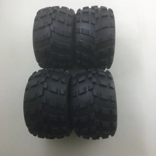 2 левые шины + 2 правые шины для радиоуправляемой машины Wltoys A979 1/18, запасные части A979-01/02, аксессуары
