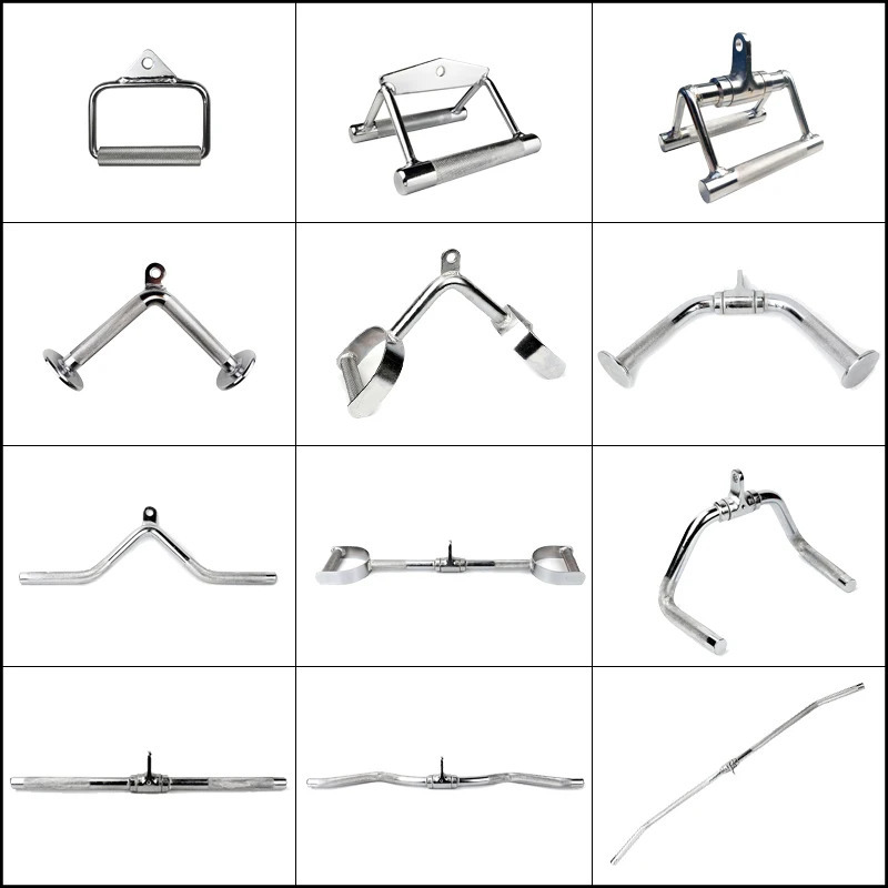Uy sport zali aksessuarlari: Lat Pull Down Bar, krom qoplangan sirt, korroziyaga qarshi, yuqori yuk koʻtarish qobiliyati, triceps mashqlari uchun.