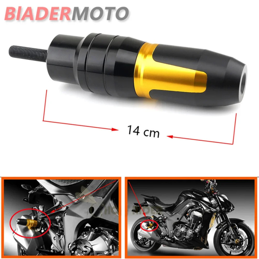 BMW S1000XR S1000 XR uchun eng yangi mototsikl mahsuloti Mototsikl aksessuarlari Egzoz slayderlari logotipi himoya qopqoqlari