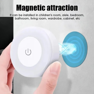 Yashash xonasi va yotoqxona yoritgichi uchun LED portativ USB qayta zaryadlanuvchi tungi chiroq. Yoritgichlar lampalar Uyni bezatish uchun chiroqlar