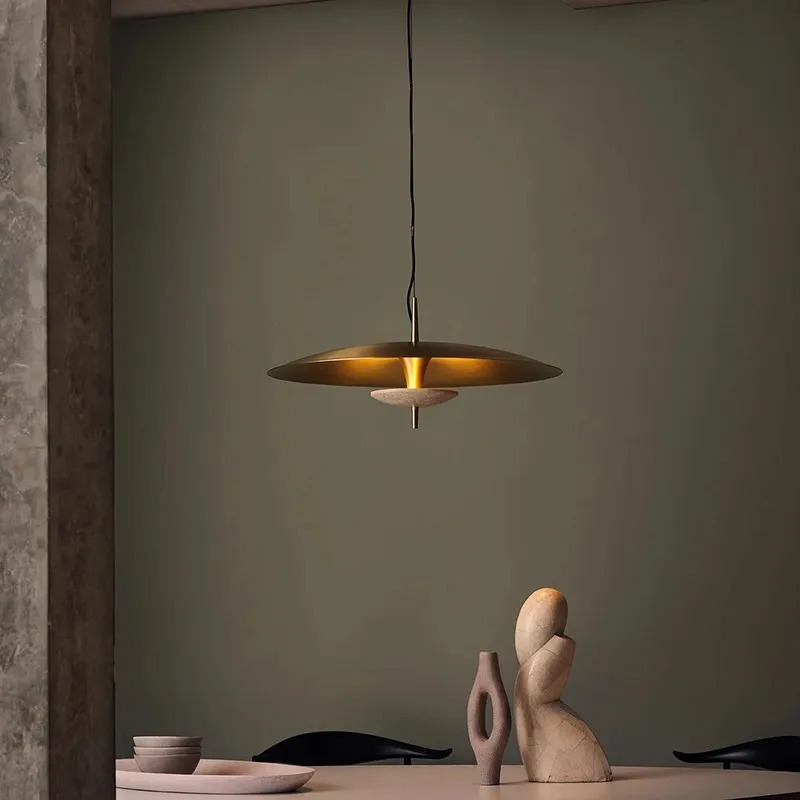 Postmodern minimalist restoran kofe doʻkoni bar peshtaxtasi marmar yoritish Daniya dizayneri Skandinaviya marjon chiroq