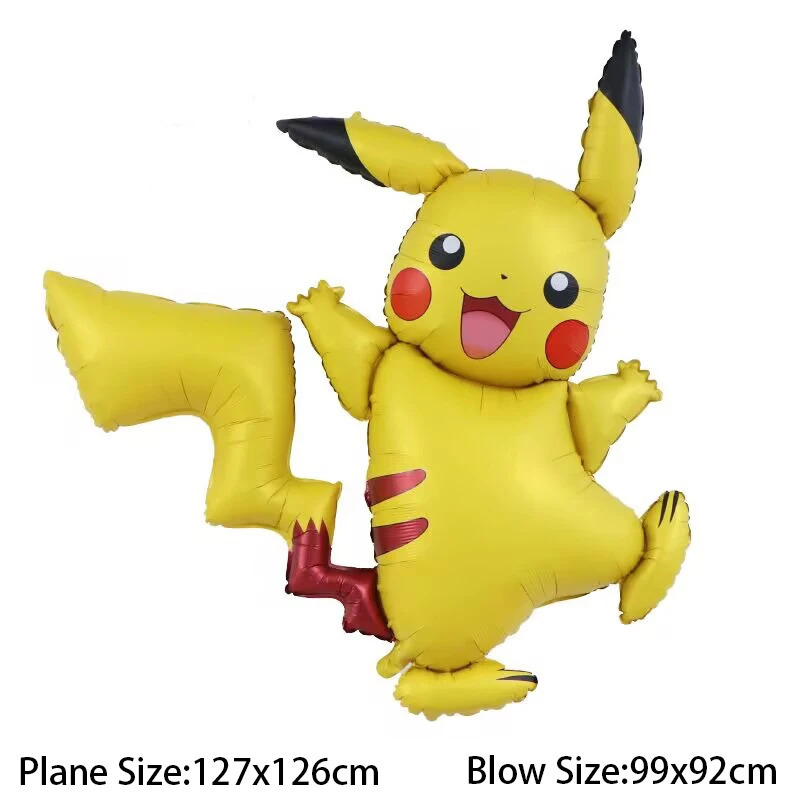 Pokemon shari bolalar tugʻilgan kuni ziyofati bezaklari Pikachu Charmander anime figuralari sharlar yoqimli multfilm partiyasi materiallari