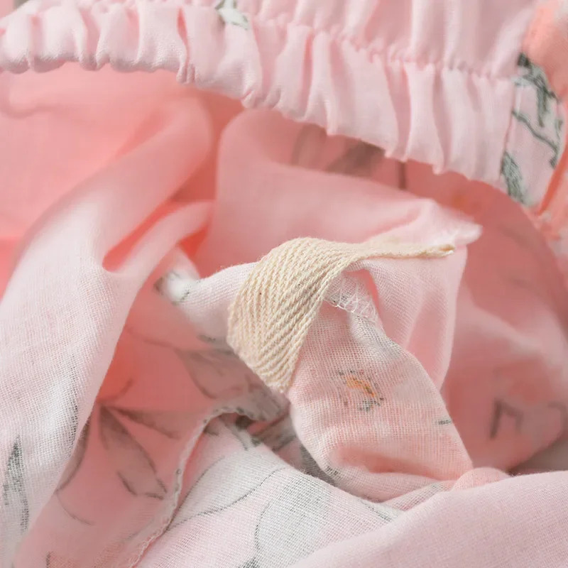 100% paxtadan tayyorlangan ayollar pijama kiyimi ayollar qisqa yengli kimono xalat toʻplamlari uzun shimlar pijama kostyumlari uy kiyimi Pijama Seda
