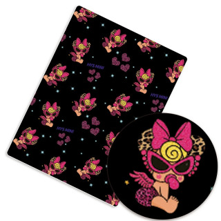 Multfilmli mato paxta 140x50 sm patchwork mato Bolalar uy toʻqimachilik tikuvchilik qoʻgʻirchoq kiyim parda Polyester paxta mato