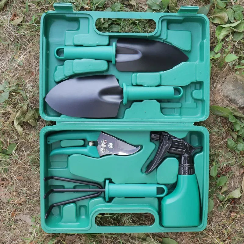 For Tool Set, 5-Piece Garden Utensil Sets, Home Gardening And Planting, Vegetables Growing Supplies, Horticultural Shovel Box