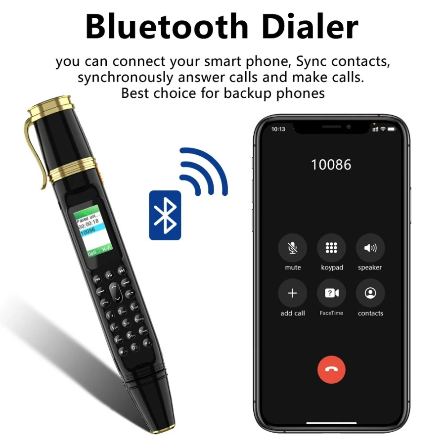Yangi telefon BM111, 1800 mA/soat, 2G, GSM, ikkita SIM-karta