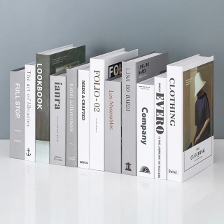 Современный поддельный орнамент для книги, скандинавский свет, роскошная имитация книги, украшение для гостиной, дома, магазина, реквизит для фотосессии, чехол для книг, коробка
