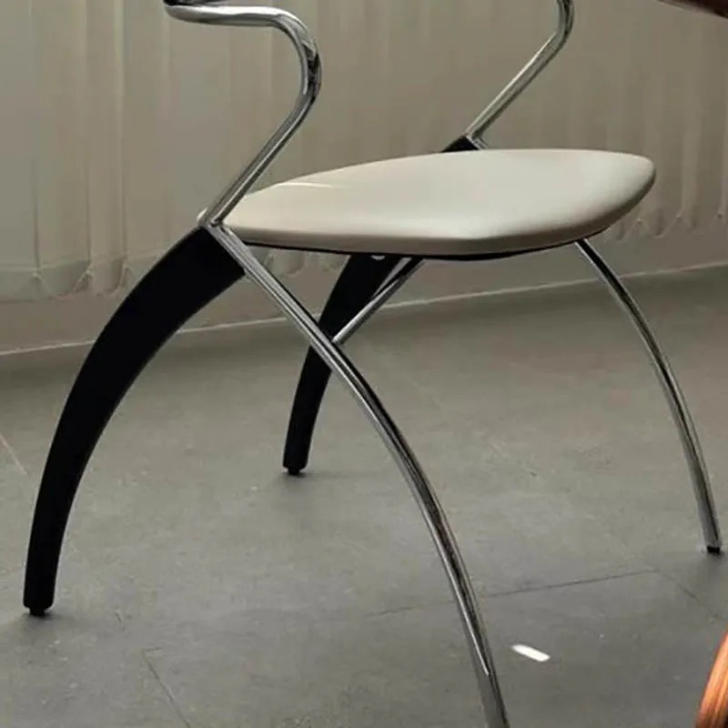 2 ta moda ovqat kreslolari toʻplami qulay ochiq bogʻda ovqatlanish stullari Premium oqlangan Fauteuil dizayni yashash xonasi mebellari