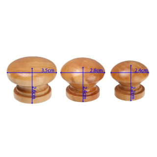 Cupboard Hardware Dresser Cabinet Wardrobe Pulls Furniture Fitting Cabinet Pulls Door Handle Drawer Knob Natural Wooden