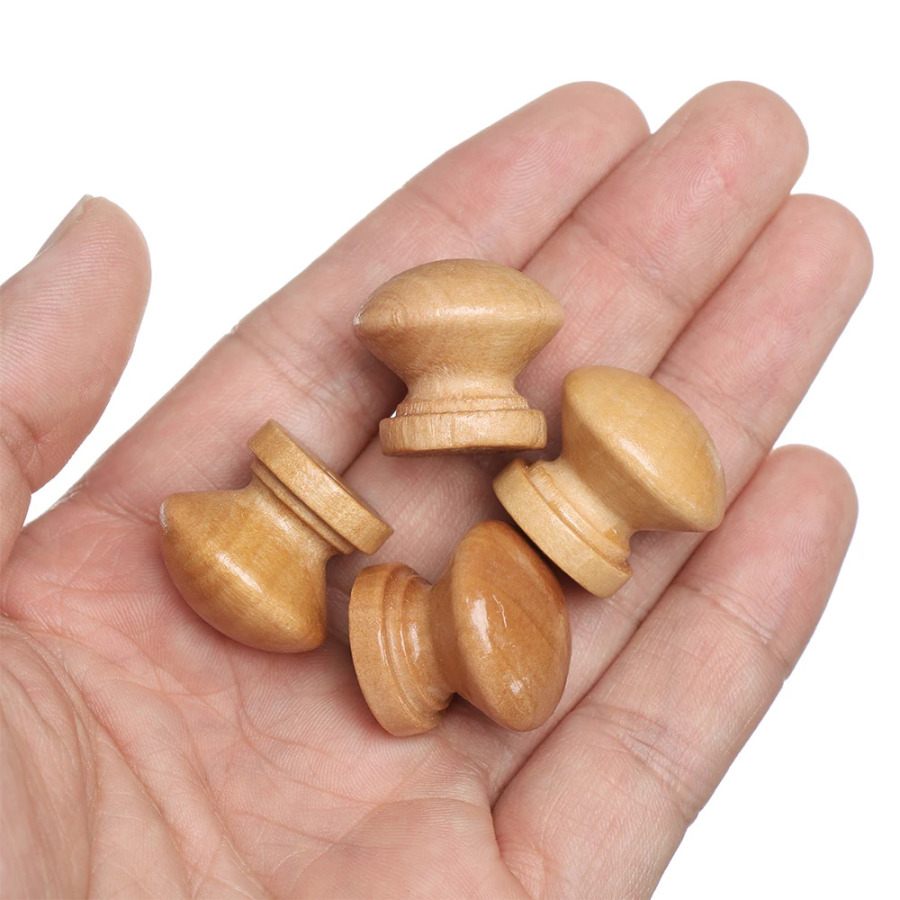 Cupboard Hardware Dresser Cabinet Wardrobe Pulls Furniture Fitting Cabinet Pulls Door Handle Drawer Knob Natural Wooden