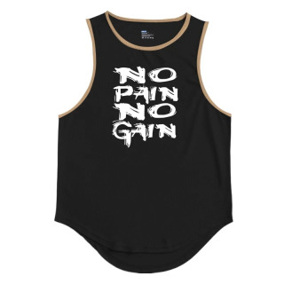Erkaklar uchun V-boʻyinli Polyester Fitness T-koʻylak.