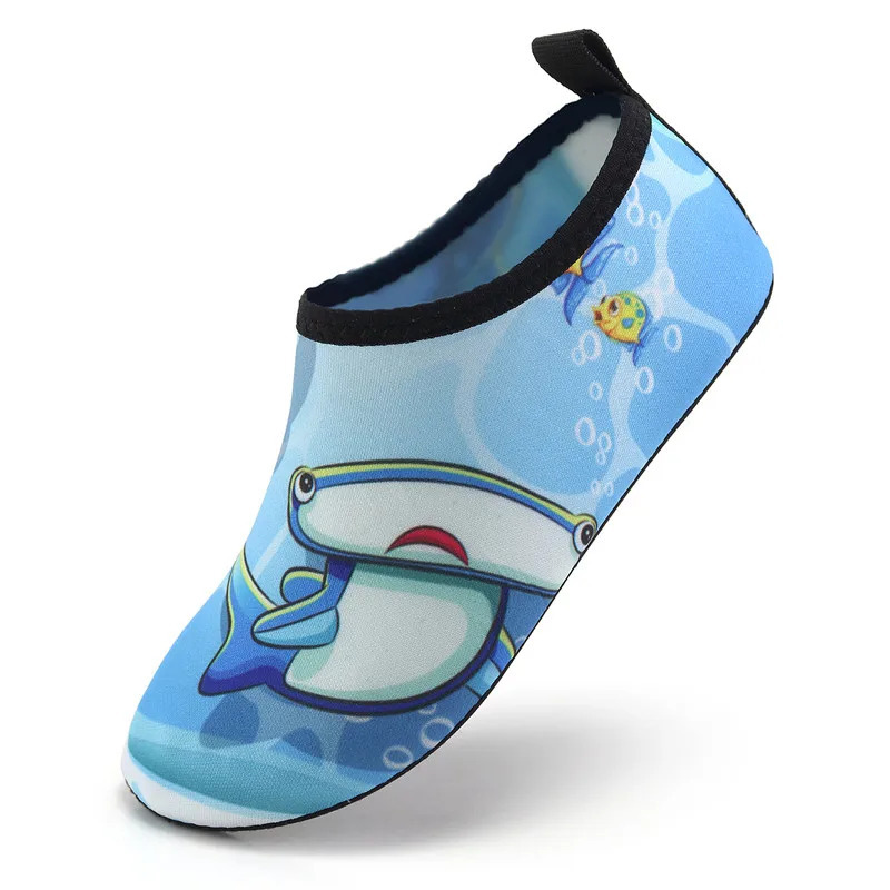 Детская домашняя обувь для малышей, напольная обувь, уличная пляжная обувь для родителей и детей, босиком, скорость помех, водная обувь, обувь для плавания, 20-35 #