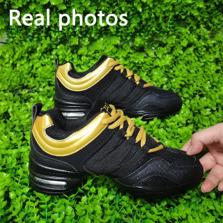 Raqs poyafzallari Sport poyafzallari Zamonaviy raqs jazz yumshoq tagliklari nafas oladigan raqs poyabzallari Ayollar uchun sport poyafzallari mashgʻulot poyabzallari