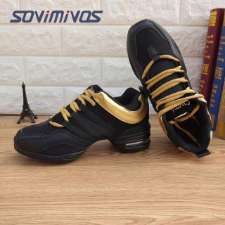 Ayollar raqs poyafzallari yumshoq taglik ayollar nafas oladigan jazz hip-hop poyafzallari sport krossovkalari Ayollar uchun zamonaviy jazz raqs poyafzallari qizlar erkaklar uchun