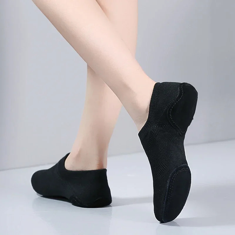 Sneakers Ballet Dance Shoes Women Soft Training Shoes Adult Teacher Cheerleading Shoe Outdoor Ballet Shoes Yoga Belly Dance