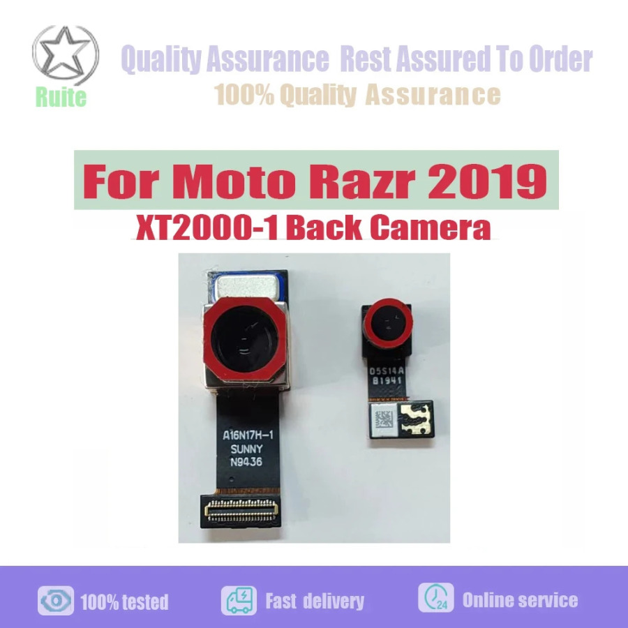 Motorola Moto Razr 2019 xt2000-1 Flex Cable uchun mobil telefon orqa kamera qismlari