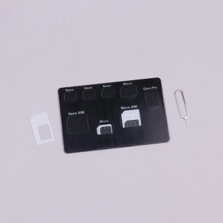 Yupqa SIM-karta ushlagichi va Microsd kartani saqlash qutisi va telefon pinchasi kiritilgan