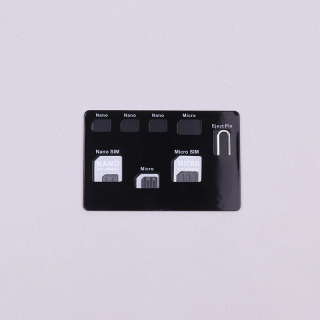 Yupqa SIM-karta ushlagichi va Microsd kartani saqlash qutisi va telefon pinchasi kiritilgan