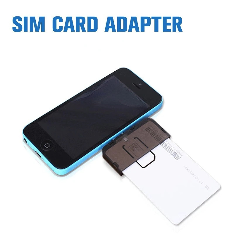 IOS Phone 5/6/7/8/X (Plug & Play) uchun SIM-karta adapteri Mini SIM-kartani oʻquvchi mobil telefon aksessuarlari