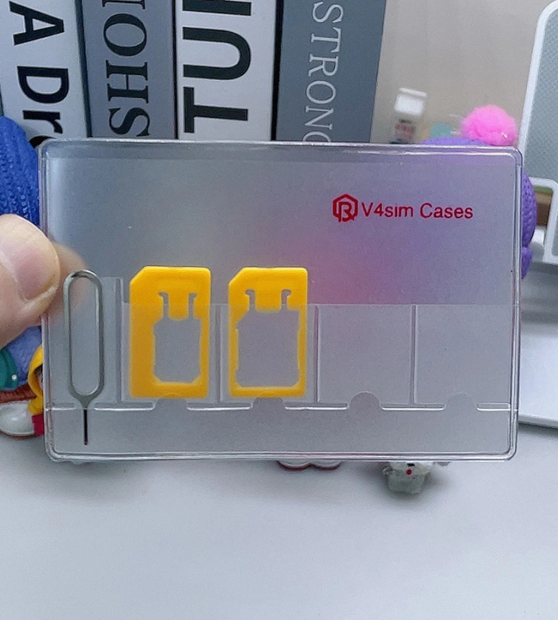 Portativ SIM Micro Pin Nano xotira kartasi saqlash sumkasi qutisi Himoya SIM karta ushlagichi