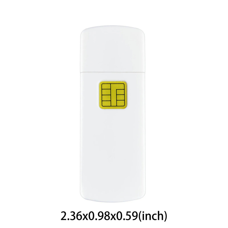 Высокоскоростной адаптер для оплаты через eSIM, USB-кардридер для смарт-карт, поддержка Android, Windows, MAC OS, MacBook, компьютеров и ПК.