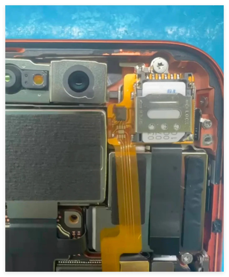 R-sim HEICARD MEP FLEX SED Адаптер лотка для SIM-карты, решение eSIM для iPhone 17 Pro/PM — держатель SIM-карты