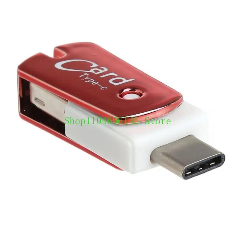 Koʻp funktsiyali xotira kartasini oʻquvchi USB 3.1 Type C Micro SD TF kartani oʻquvchi OTG funktsiyasi bilan kompyuter noutbuki aksessuarlari